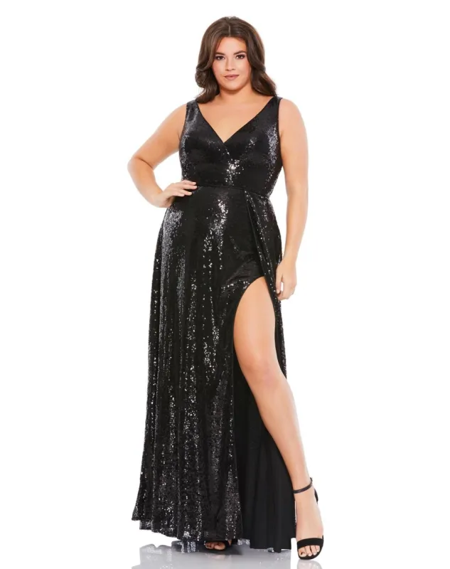 Sexy Back Sequined Evening Gown sold by Lord & Taylor