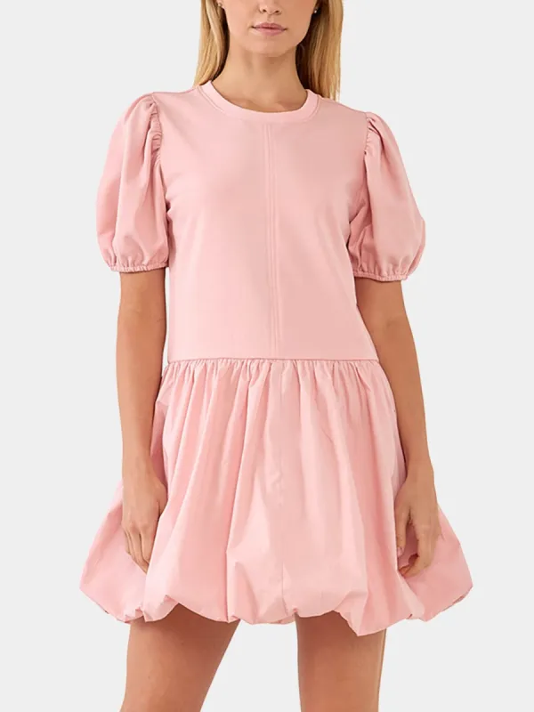 Mix Media Balloon Mini Dress sold by Lord & Taylor