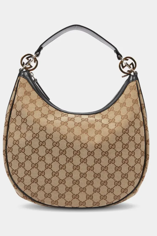 Twins Hobo GG Canvas Bag sold by Lord & Taylor