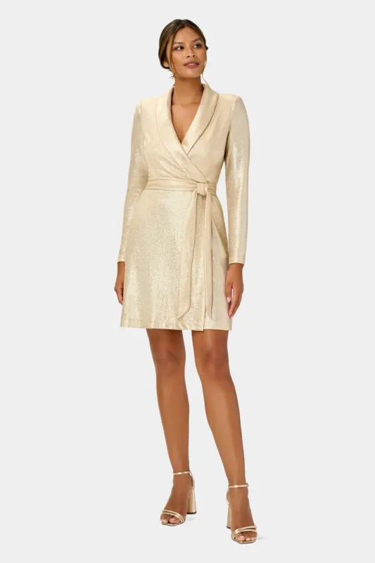 Metallic Jersey Dress sold by Lord & Taylor