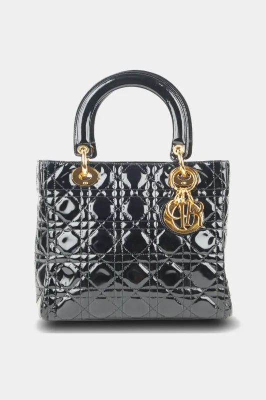 Lady Dior GHW No Strap Large Cannage Bag sold by Lord & Taylor