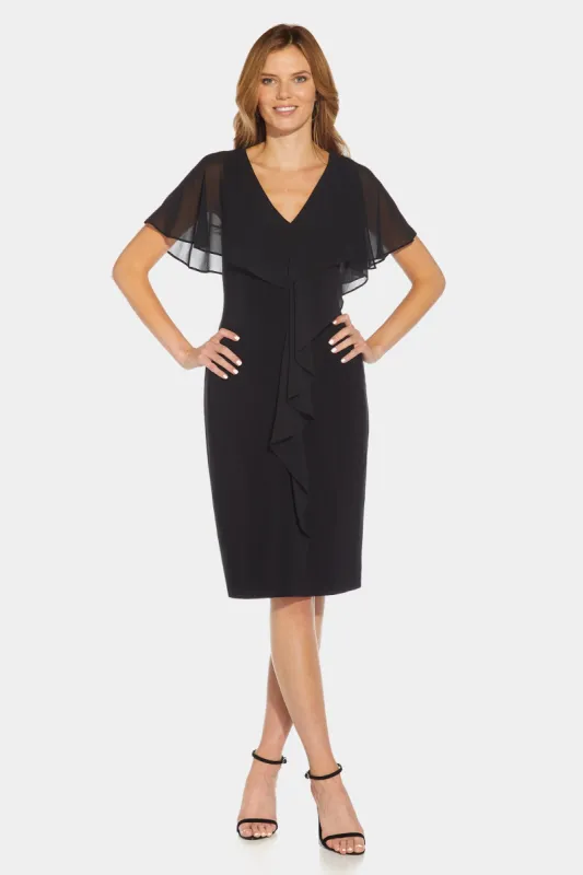 Jersey And Chiffon Sheath sold by Lord & Taylor