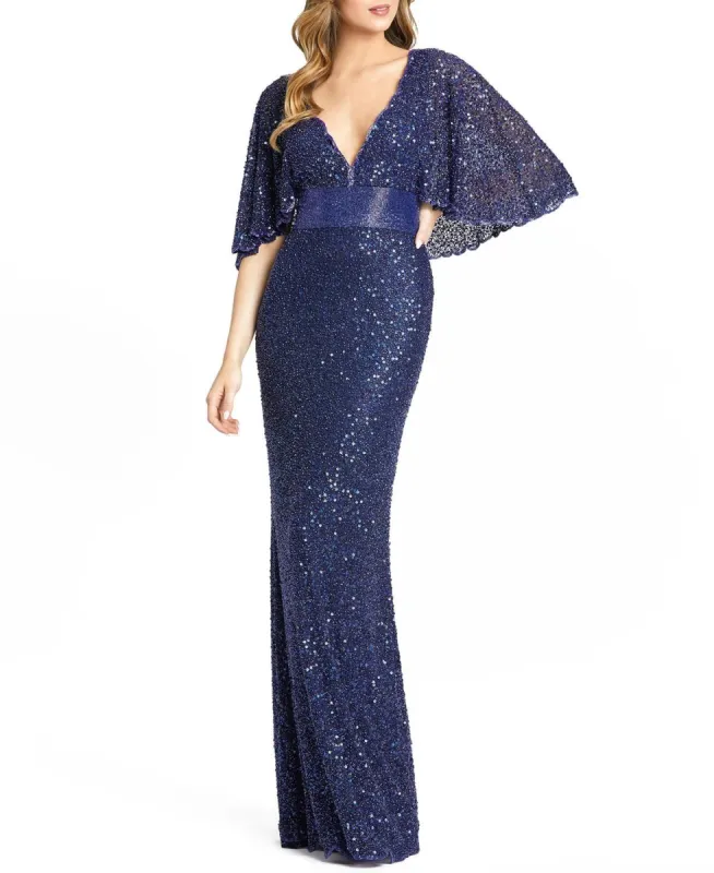 Beaded Capelette Gown sold by Lord & Taylor