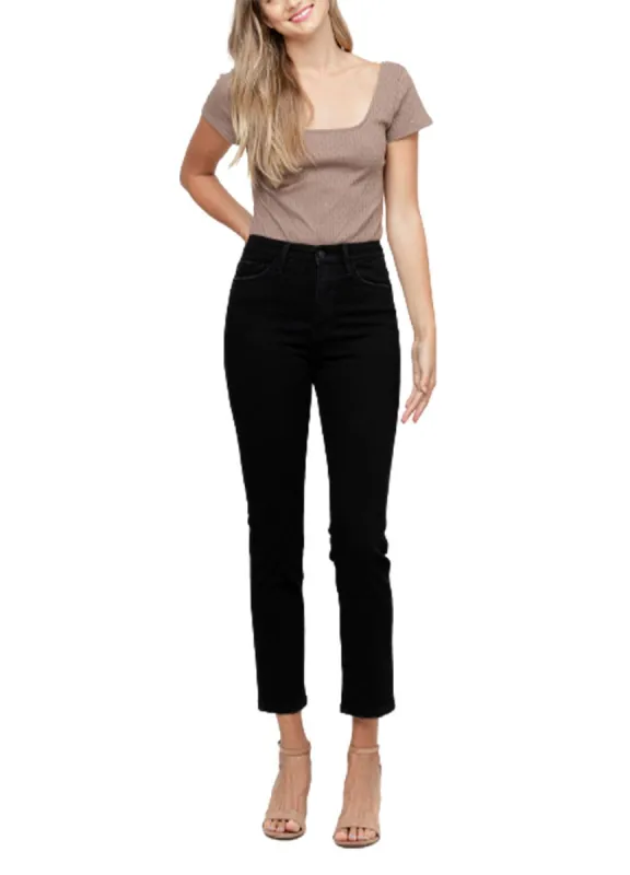 High Rise Ankle Straight Jean sold by Lord & Taylor