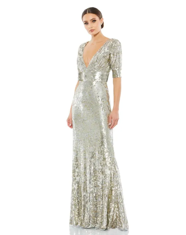 Fully Sequined Trumpet Gown sold by Lord & Taylor