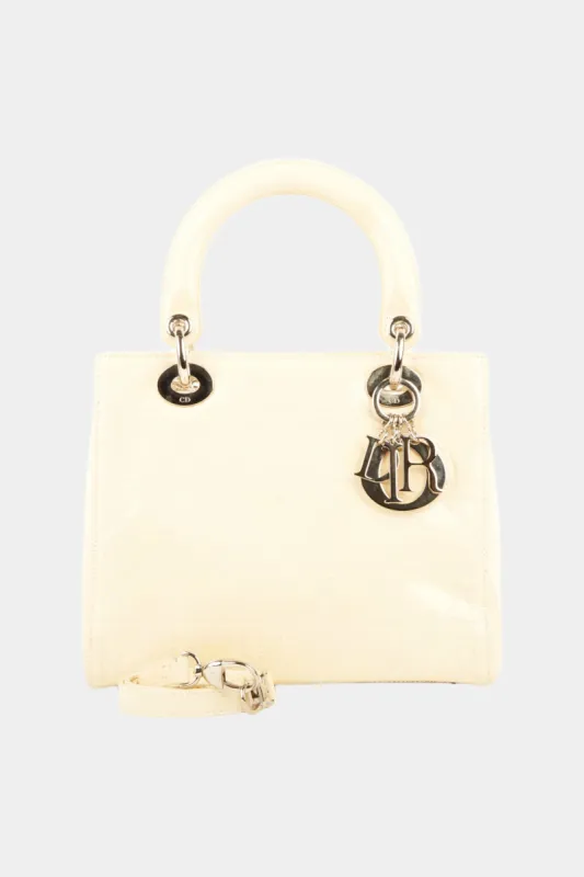 Lady Dior Patent GHW Large Cannage Handbag sold by Lord & Taylor