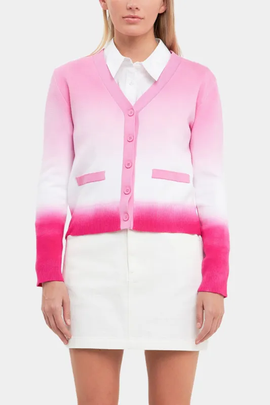 Ombre Tie-dye Cardigan sold by Lord & Taylor