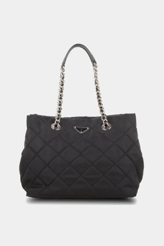 Quilted Chain No Strap Tessuto Tote Bag sold by Lord & Taylor