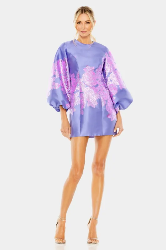 Balloon Sleeve Column Mini Dress sold by Lord & Taylor