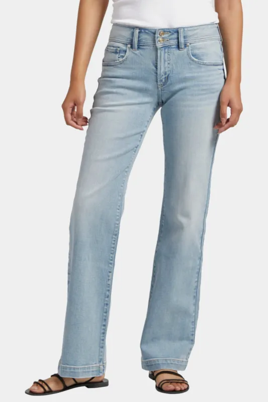 Mid-Rise Trouser Leg Jeans sold by Lord & Taylor