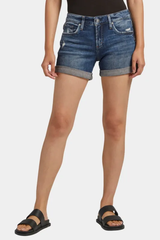 Boyfriend Mid Rise Shorts sold by Lord & Taylor