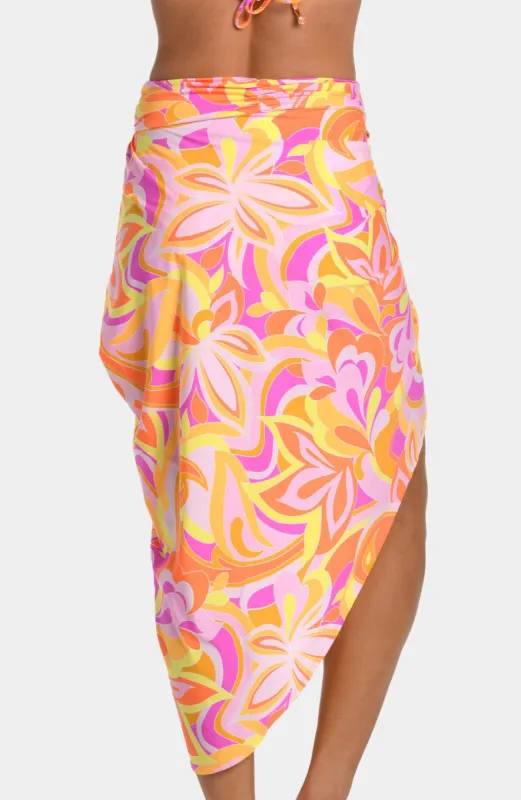 Swirl Faux Wrap Skirt sold by Lord & Taylor