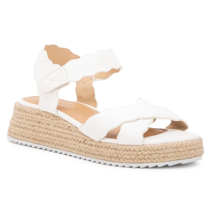 Trinity Scalloped Sandals sold by Lord & Taylor