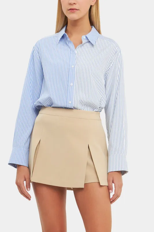 Colorblock Stripe Shirt sold by Lord & Taylor