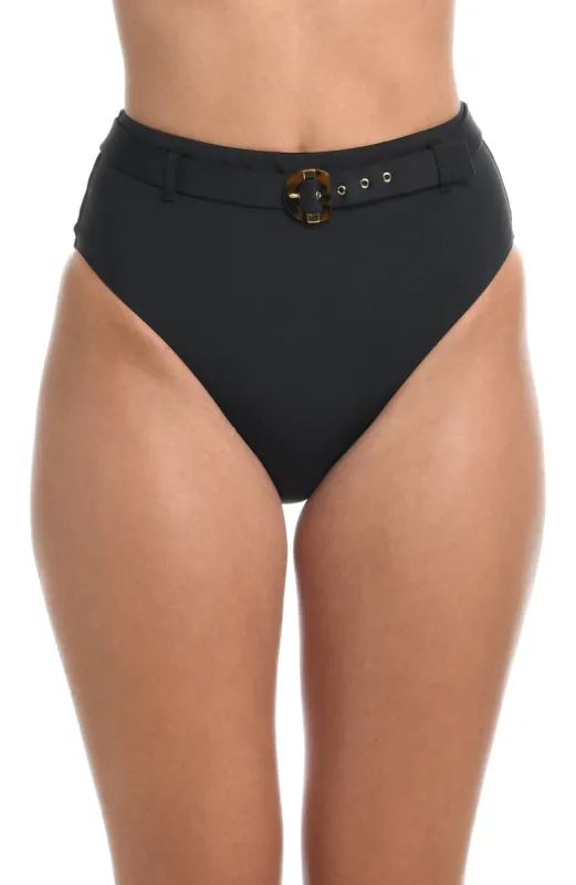 Belted High Waisted Bikini Bottoms sold by Lord & Taylor