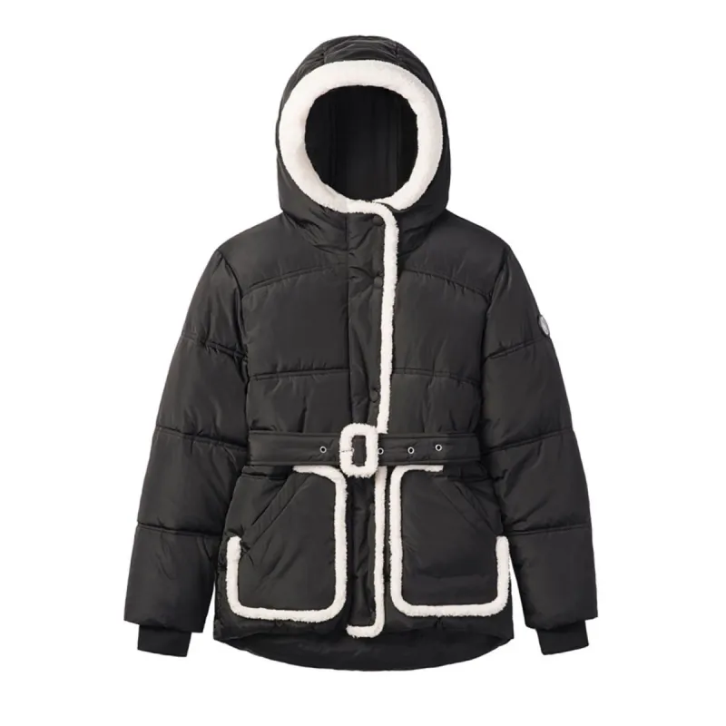 Mid Length Puffer W/Fixed Hood, Self Removable Belt sold by Lord & Taylor