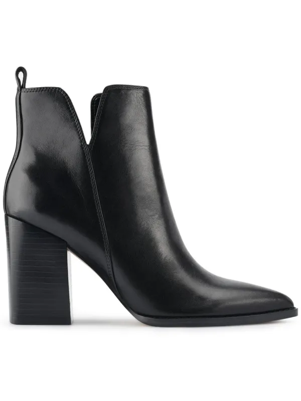 Birds Block Heel Booties sold by Lord & Taylor