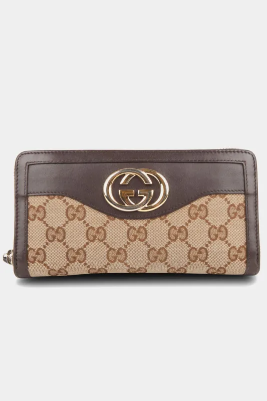 GG Canvas Zip Wallet sold by Lord & Taylor