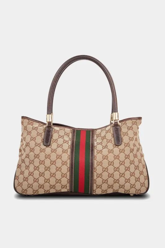 GG Canvas Web Tote Bag sold by Lord & Taylor