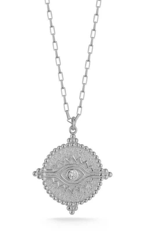 Gold Vermeil Evil Eye Necklace sold by Lord & Taylor