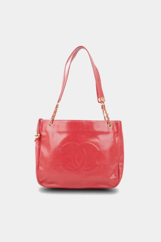 CC Caviar Large Tote Bag sold by Lord & Taylor