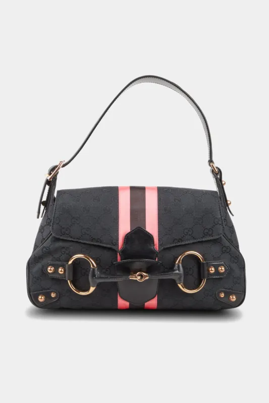 GG Canvas Horsebit Shoulder Bag sold by Lord & Taylor