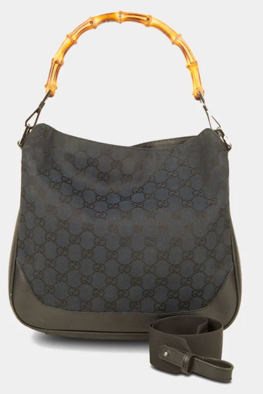GG Canvas Bamboo Two-Way Hobo Bag sold by Lord & Taylor