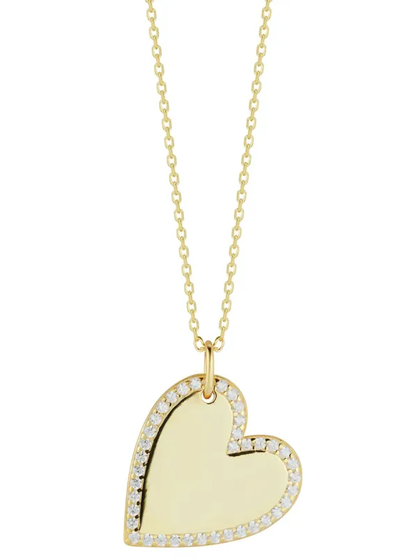 Sterling Silver Heart Necklace sold by Lord & Taylor
