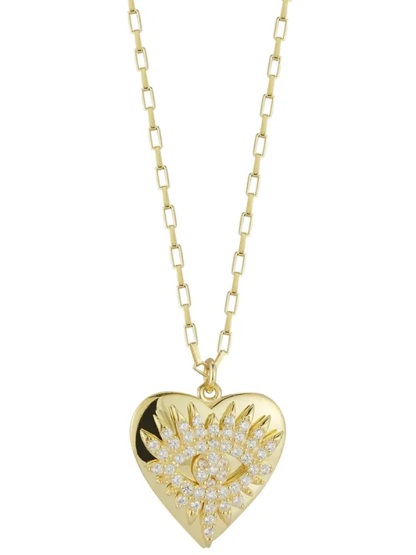 Sterling Silver Evil Eye Necklace sold by Lord & Taylor