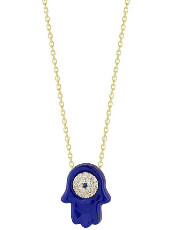 Gold Vermeil Hamsa Necklace sold by Lord & Taylor