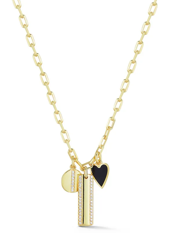 Gold Vermeil Charm Necklace sold by Lord & Taylor