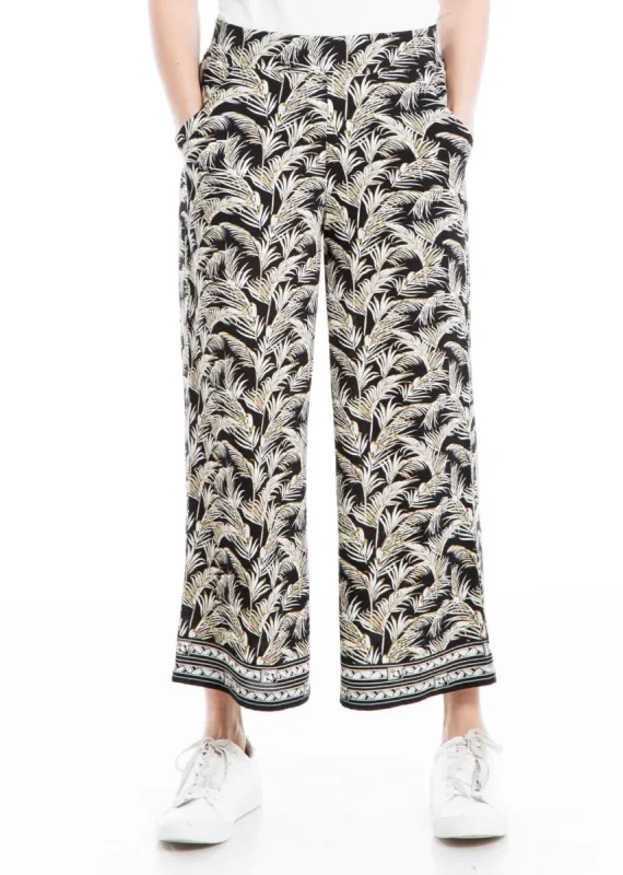 Crepe Cropped Wide Leg Pant sold by Lord & Taylor