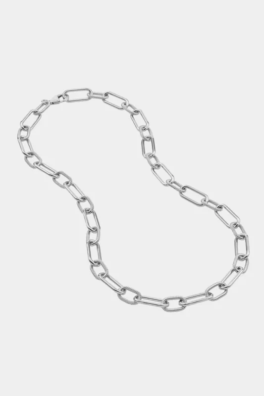 Smooth And Twisted Paper Clip Chain sold by Lord & Taylor