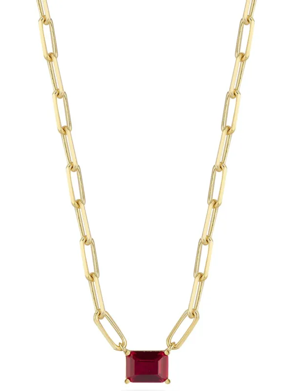 Gold Vermeil Paperclip Chain Necklace sold by Lord & Taylor