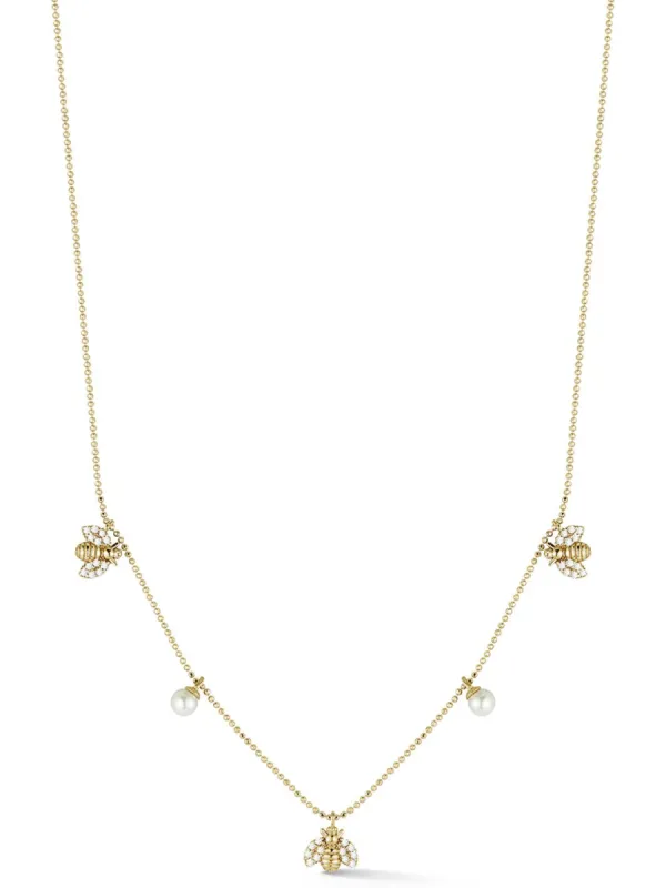 Sterling Silver Bee Charm Necklace sold by Lord & Taylor