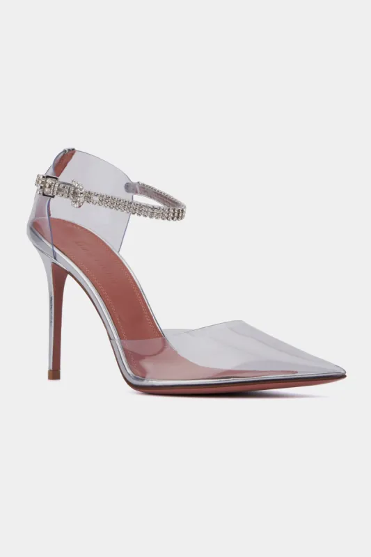 Ursina Crystal-Embellished PVC Metallic Leather Pumps sold by Lord & Taylor