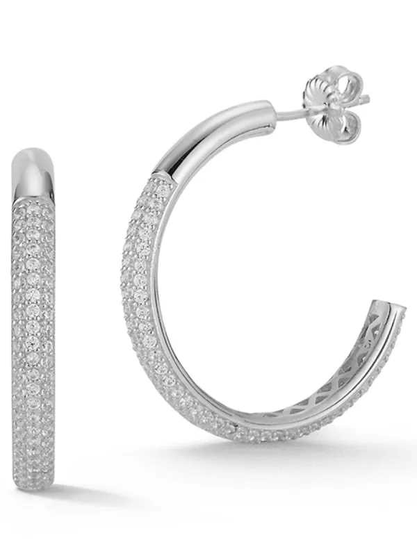 Sterling Silver Hoop Earring sold by Lord & Taylor