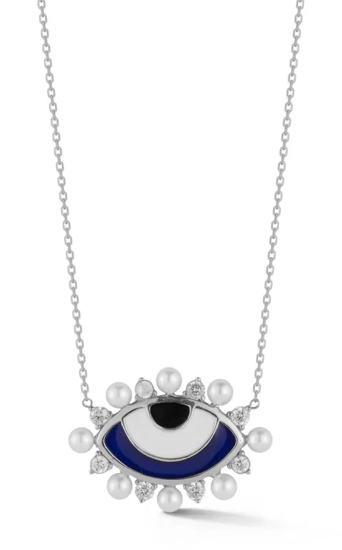 Gold Vermeil Evil Eye Necklace sold by Lord & Taylor