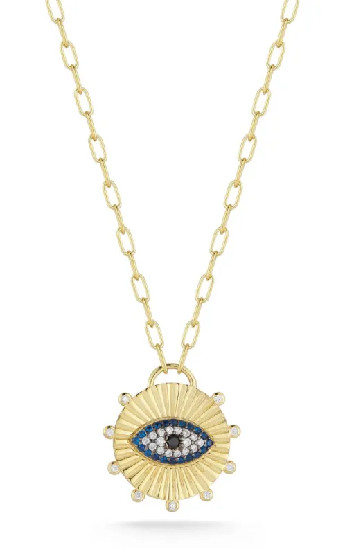 Sterling Silver Evil Eye Necklace sold by Lord & Taylor