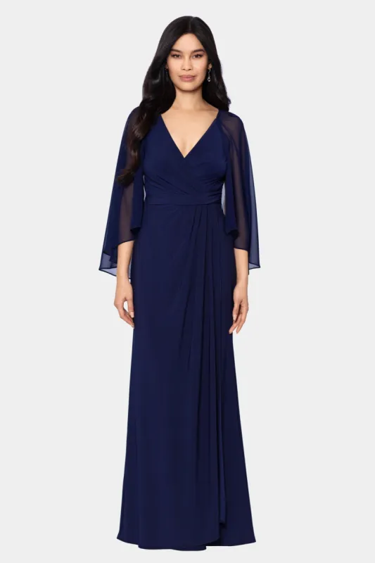 Long Ity With Chiffon Drape sold by Lord & Taylor