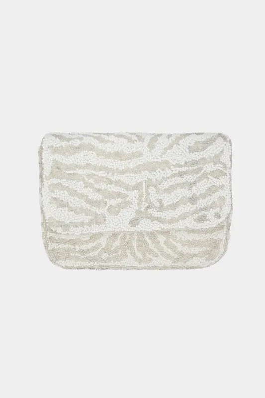 Charlotte Tiger Pattern Beaded Crossbody Bag sold by Lord & Taylor