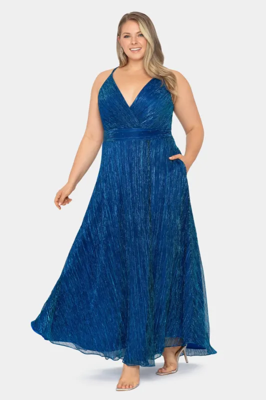 Long Metallic Foil Spegetti Strap sold by Lord & Taylor