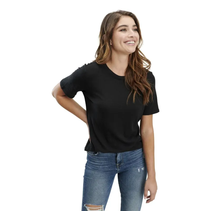 Zoe Slub Crew Neck T-shirt sold by Lord & Taylor