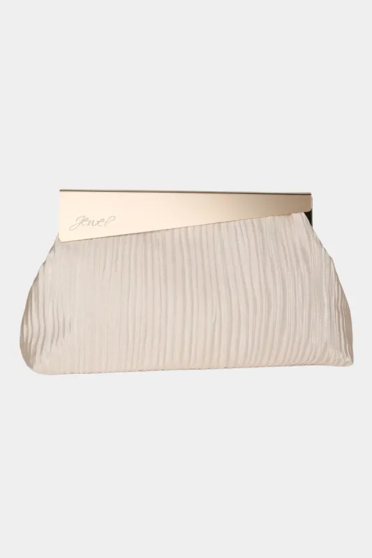 Haven Satin Jacquard Pouch Clutch sold by Lord & Taylor