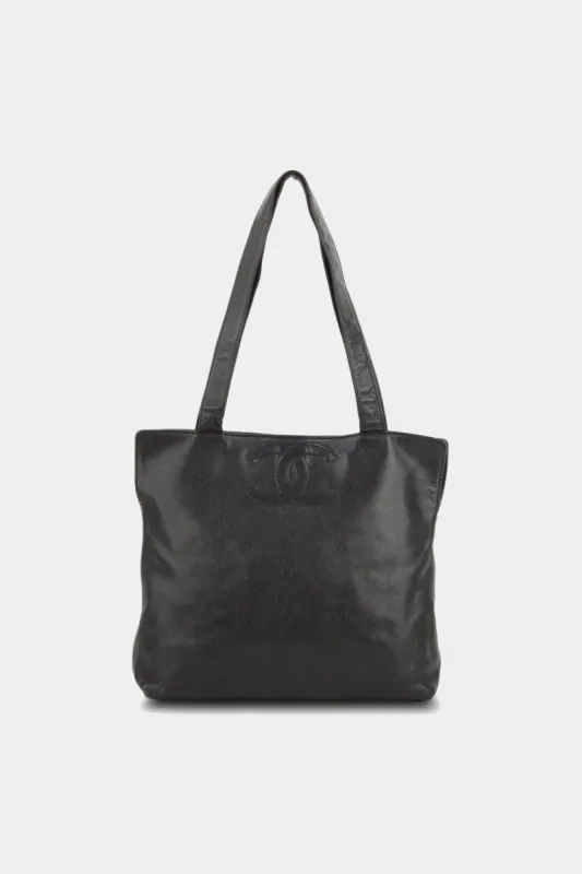 Caviar Long Strap Magnetic Tote Bag sold by Lord & Taylor