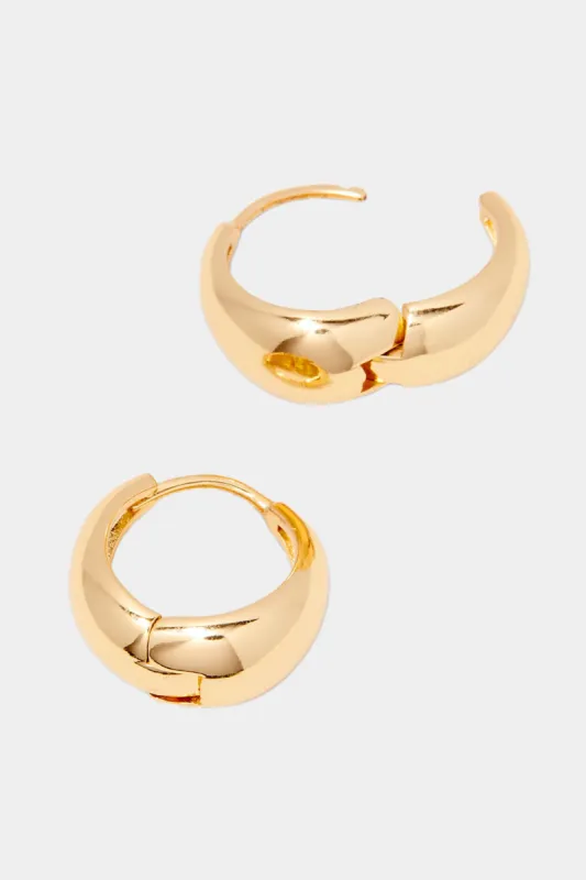 Aubrey Gold Vermeil Huggies sold by Lord & Taylor