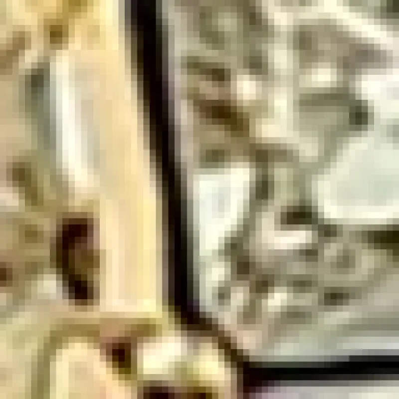 Gold With Crystal Baguette Hoop Pierced Earring sold by Lord & Taylor