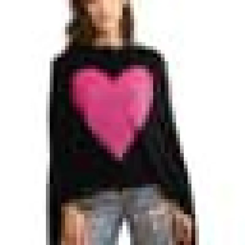 Cashmere Blend Heart Poncho sold by Lord & Taylor