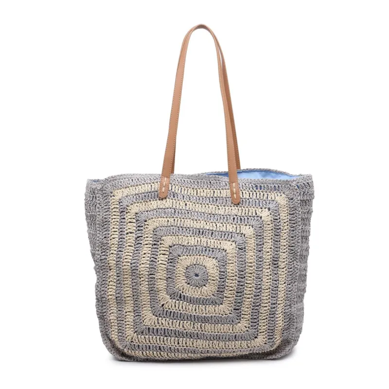 Multi Straw Tote Bag sold by Lord & Taylor