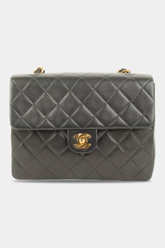 Classic Lambskin Single Flap GHW Bag sold by Lord & Taylor